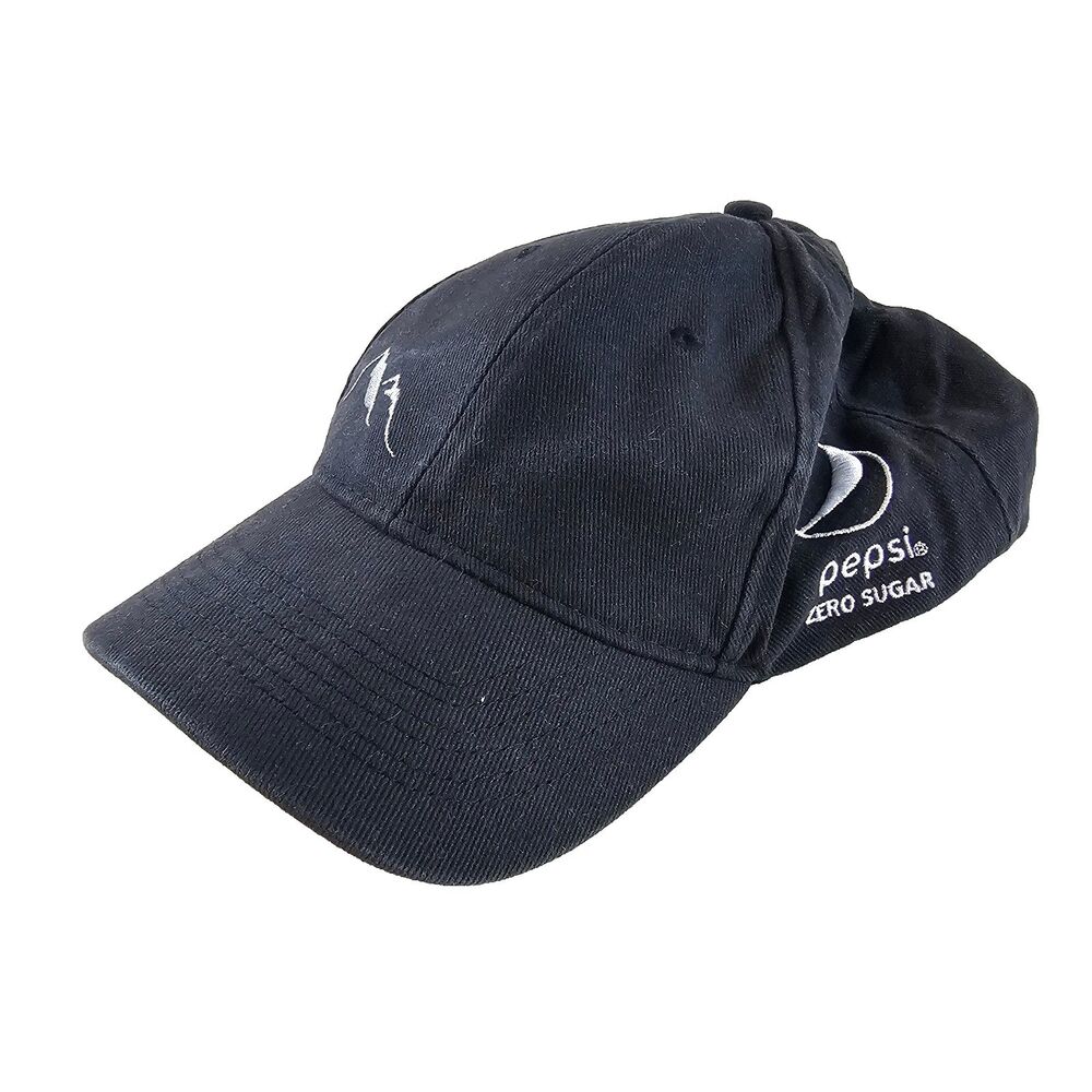 Vail Resorts Hat Black Pepsi Zero Sugar Logo Adjustable Baseball Cap Ski Resort